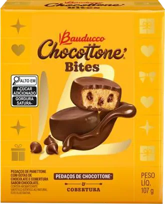 Chocottone Bites 107 g, embalagem