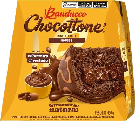 Chocottone Maxi Mousse 450 g, embalagem
