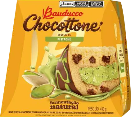 Chocottone Maxi Pistache 450 g, embalagem