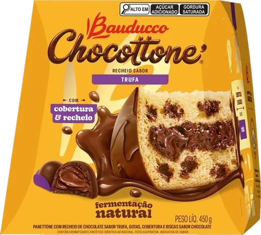 Chocottone Maxi Trufa 450 g, embalagem