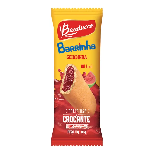 Maxi Goiabinha Bauducco, embalagem de 30 g